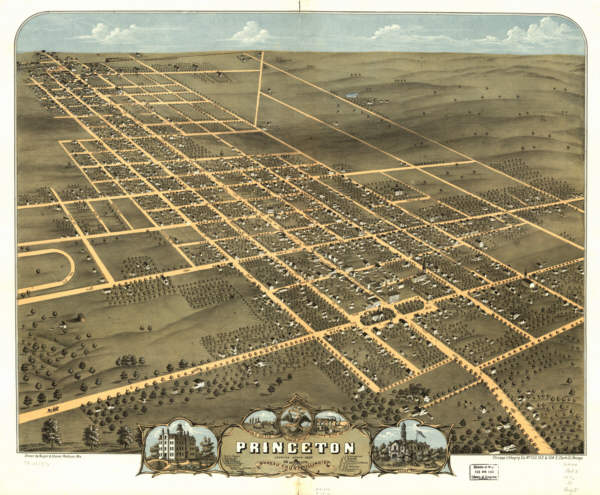 Princeton lIllinois in 1870