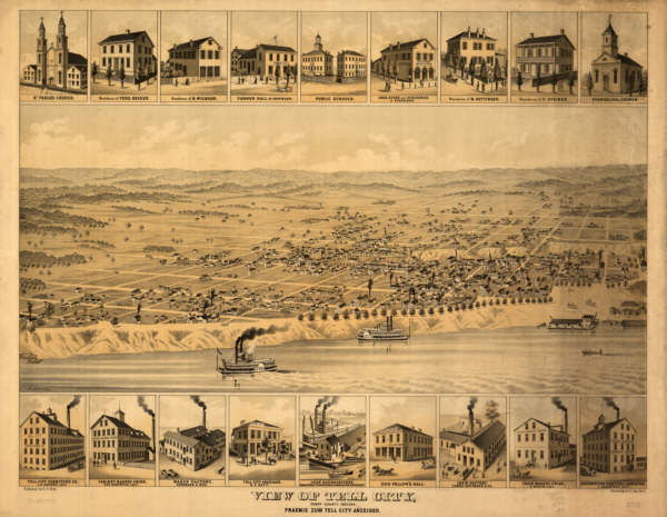 Tell City Indiana 1870s