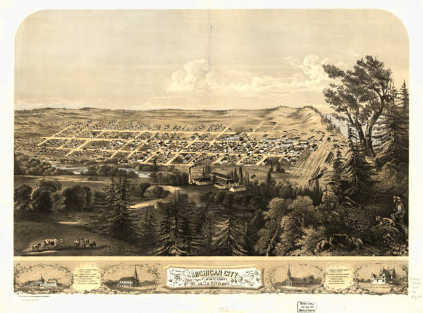 Michigan City Indiana 1869