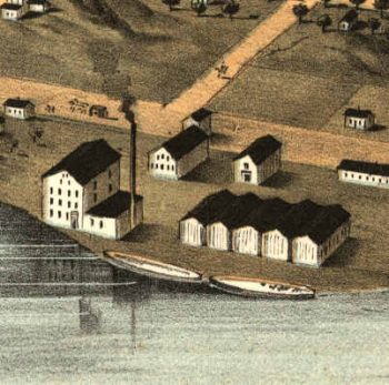 Lyons Iowa Color 1868