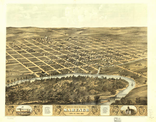 Marengo Iowa 1868