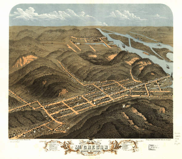 McGregor Marquette Iowa 1869