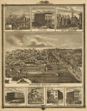 Atlantic Cass Co Iowa 1875