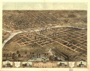 Des Moines Iowa 1868