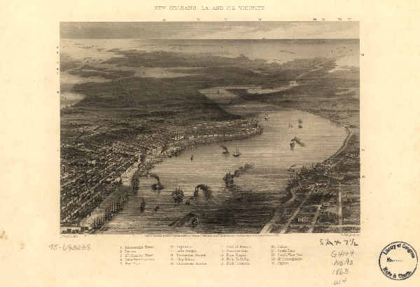 New Orleans Louisiana 1863