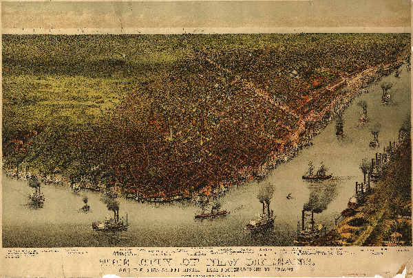 New Orleans LA Color 1885