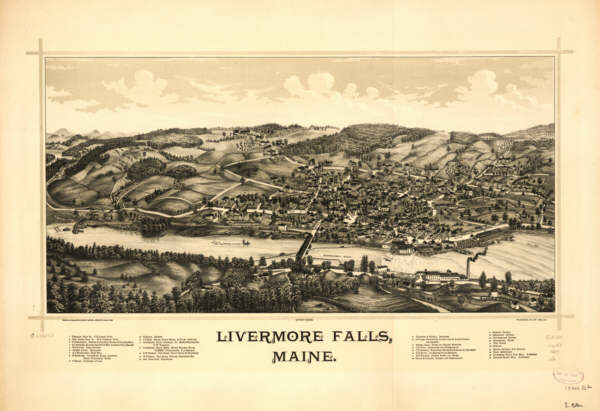 Livermore Falls Maine 1889