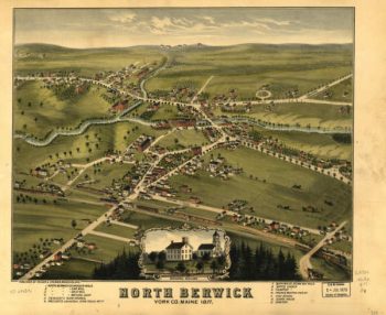 North Berwick Maine Color 1877
