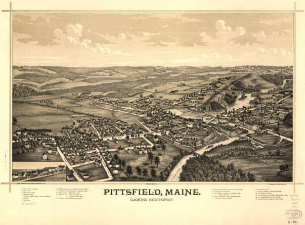 Pittsfield Maine 1889
