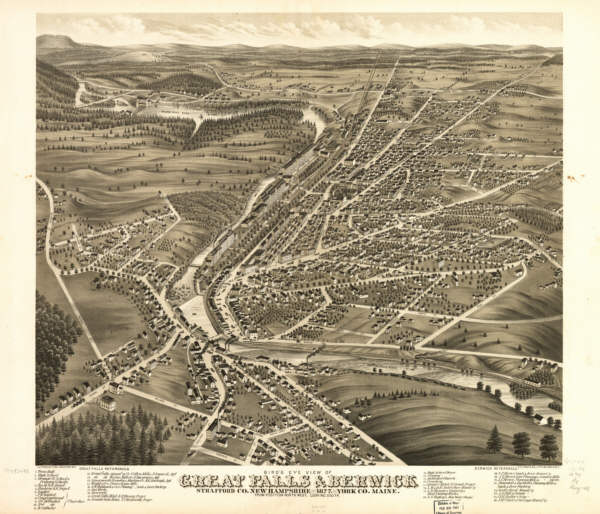 Great Falls Berwick Maine 1877