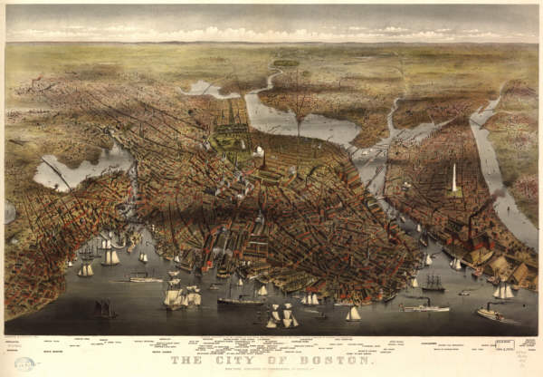 Boston MA Color 1873