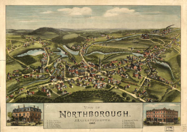 Northborough Mass Color 1887