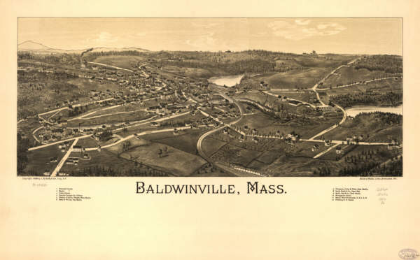 Baldwinville Massachusetts 1886