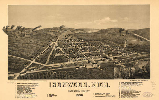Ironwood MI 1886