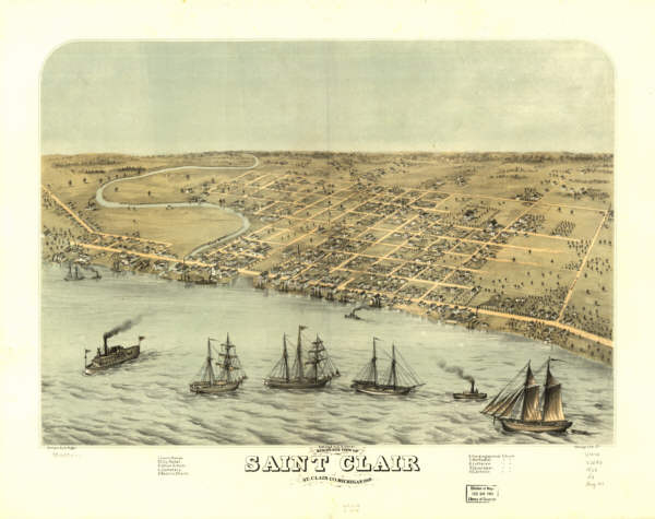Saint Clair MI 1868