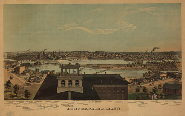 Minneapolis MN Color 1874