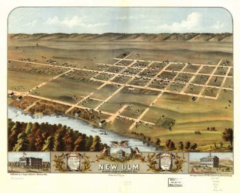 New Ulm MN Color 1870