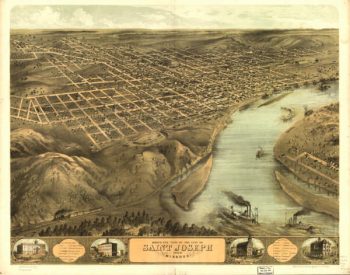 Saint Joseph MO 1868