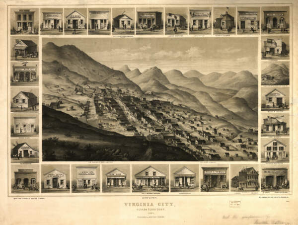 Virginia City NV 1861