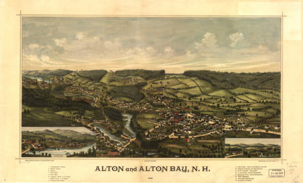 Alton Bay NH Color 1888