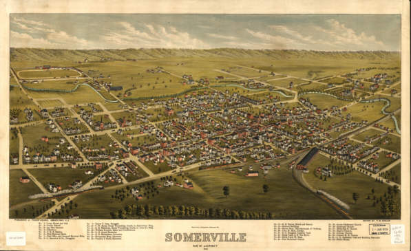 Somerville NJ Color 1882