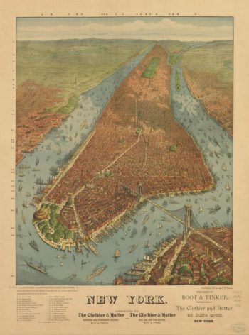 New York NY Color 1879