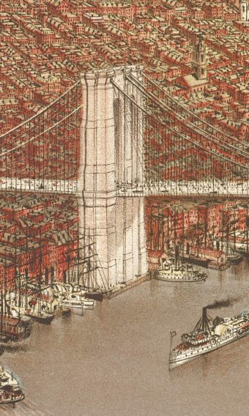 New York NY Color 1884
