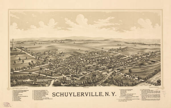 Schuylerville NY 1889