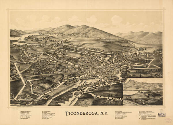 Ticonderoga NY 1891