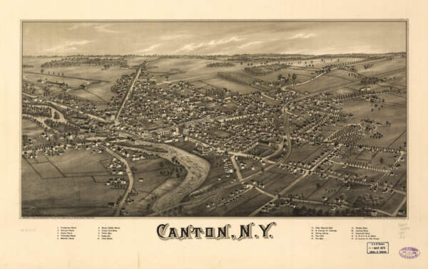 Canton NY 1885