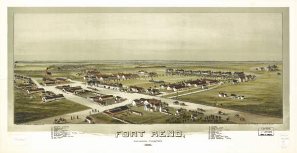Fort Reno OK Color 1891