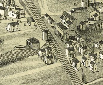 Miners Mills & Mill Creek PA 1892