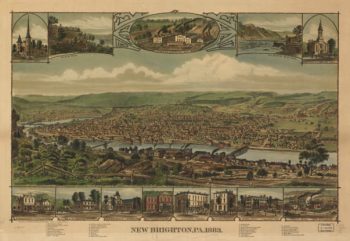 New Brighton PA Color 1883