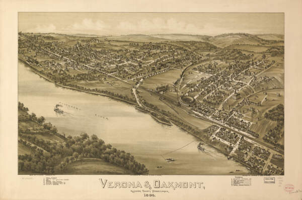 Verona & Oakmont PA 1896