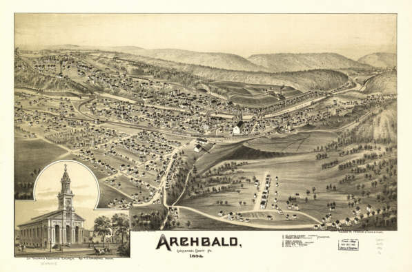 Archbald PA 1892