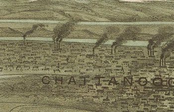 Chattanooga Bragg Hill TN 1887