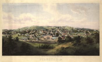 Staunton VA 1857 Color
