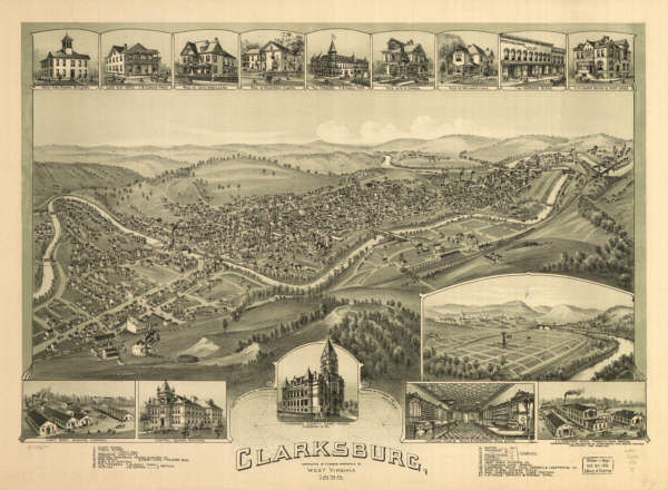 Clarksburg WV 1898