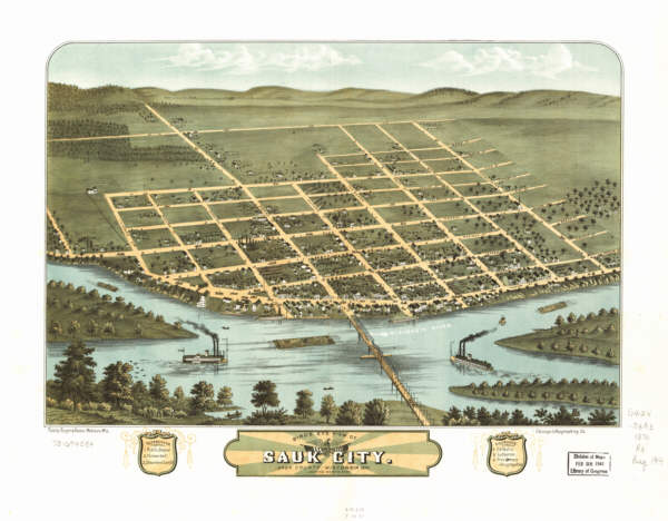 Sauk City WI 1870