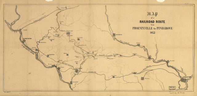 Phoenixville Cornwall Railroad AND Pinegrove Lancaster Railroad