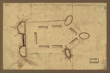 Major Genl Howe's encampment on Bunkers Hill