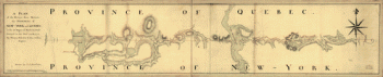 A plan of the division line between the provinces of New-York and Quebec