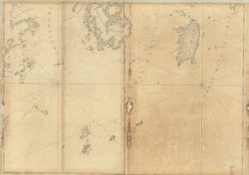 Coast of Maine showing entrances of Blue Hill Bay, Isle of Haut Bay, and Penobscot Bay, with Owls Head, Vinalhaven Island, Isle au Haut, and other islands
