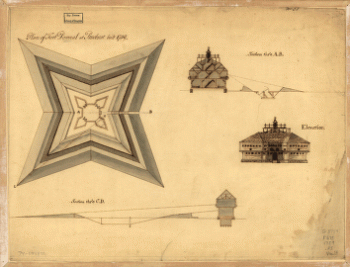 Plan of Fort Pownal at Penobscot built 1759