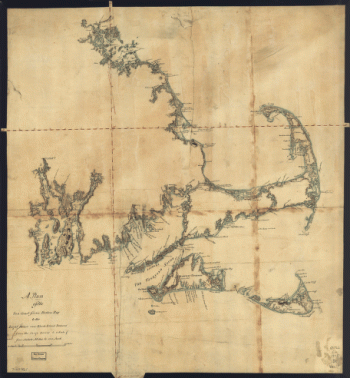 A plan of the sea coast from Boston Bay to the light house near Rhode Island, reduced from the large survey