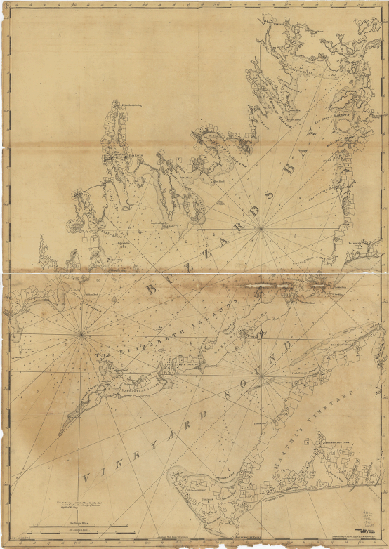 Chart of Buzzards Bay and Vineyard Sound