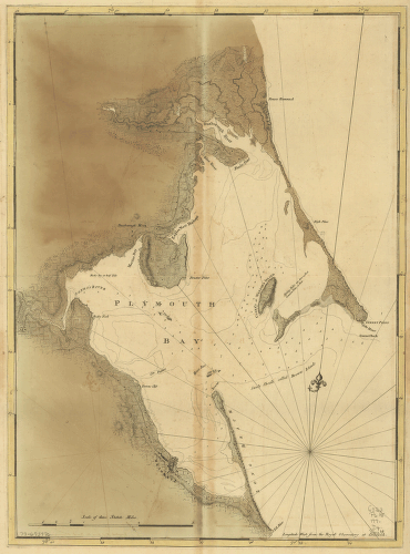 Chart of Plymouth Bay