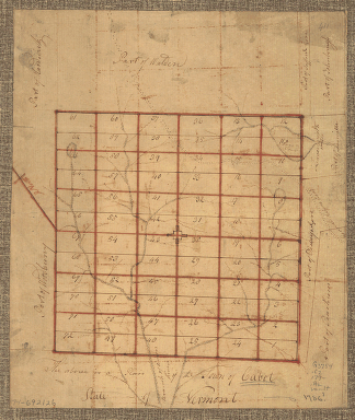 The Above is a plan of the town of Cabot, State of Vermont