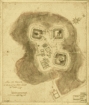 Plan of the redoubts at Richmond on Staten Island, 30th October 1779