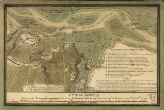 Siège de Savannah fait par les troupes francoises aux ordres du general d'Estaing vice-amiral de France, en 7bre, et 8bre 1779
